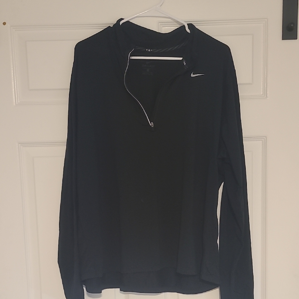 Nike Black Zip-Up Shirt/pullover